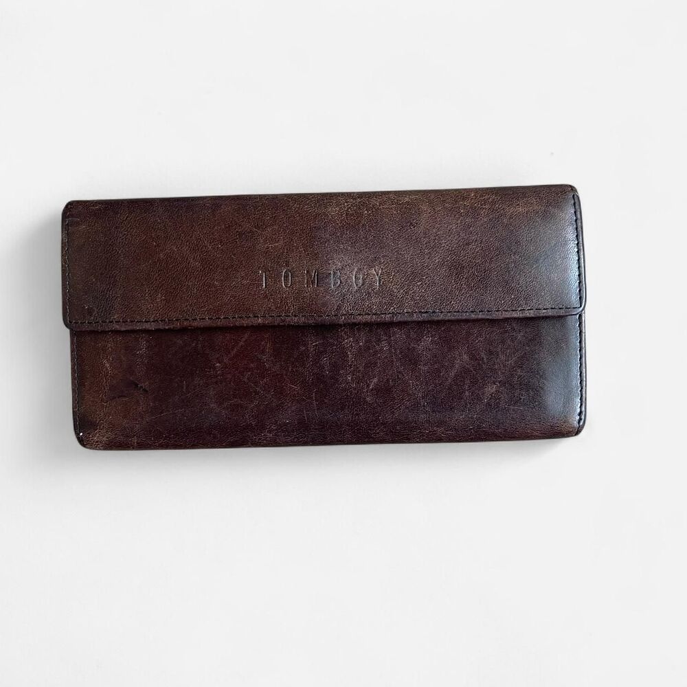 Unisex Genuine Leather Studio Tomboy Wallet from designer in Korea